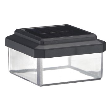 Solarna oprawa LED ELVO LED/4,5W/1,2V 300 mAh IP44 czarna