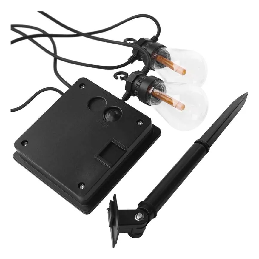 Solarny dekoracyjny łańcuch LED 10 diod/0,6 W/1,2 V 4,5 m IP44 800 mAh