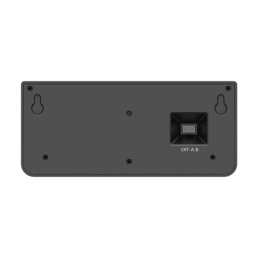 Solarny kinkiet LED z czujnikiem LINK LED/5W/3,7V 2000 mAh IP65 czarny