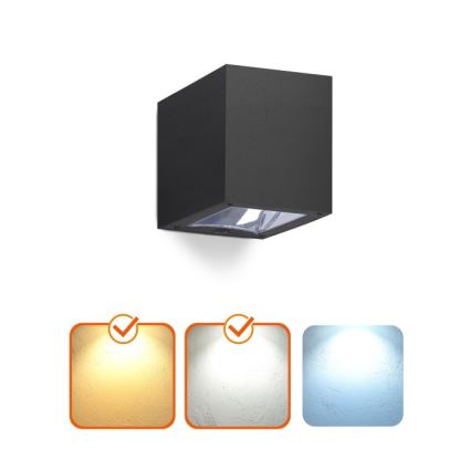 Solarny kinkiet ścienny LED QUERK LED/1,2V 3000/4000K IP54 800 mAh