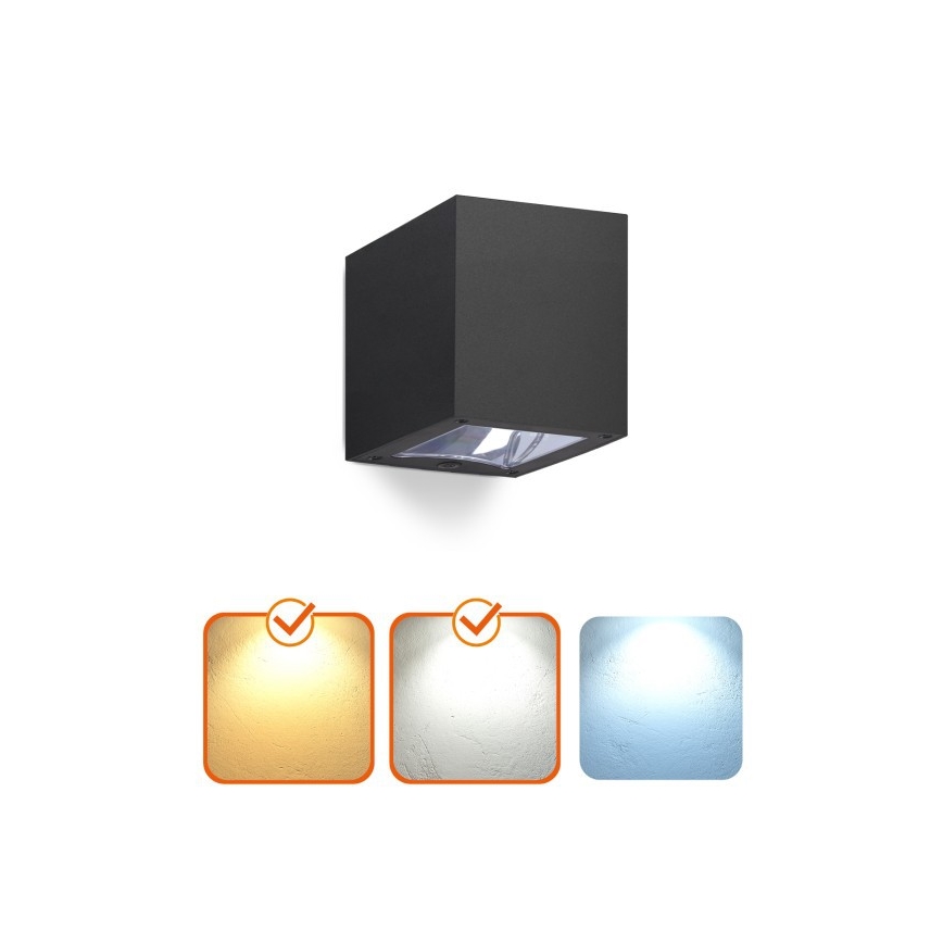 Solarny kinkiet ścienny LED QUERK LED/1,2V 3000/4000K IP54 800 mAh