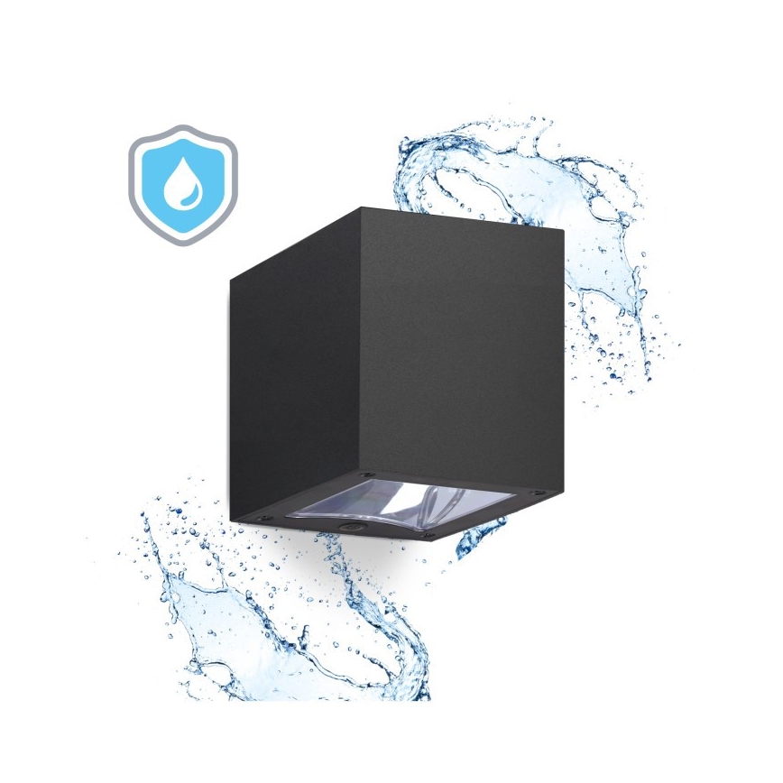 Solarny kinkiet ścienny LED QUERK LED/1,2V 3000/4000K IP54 800 mAh