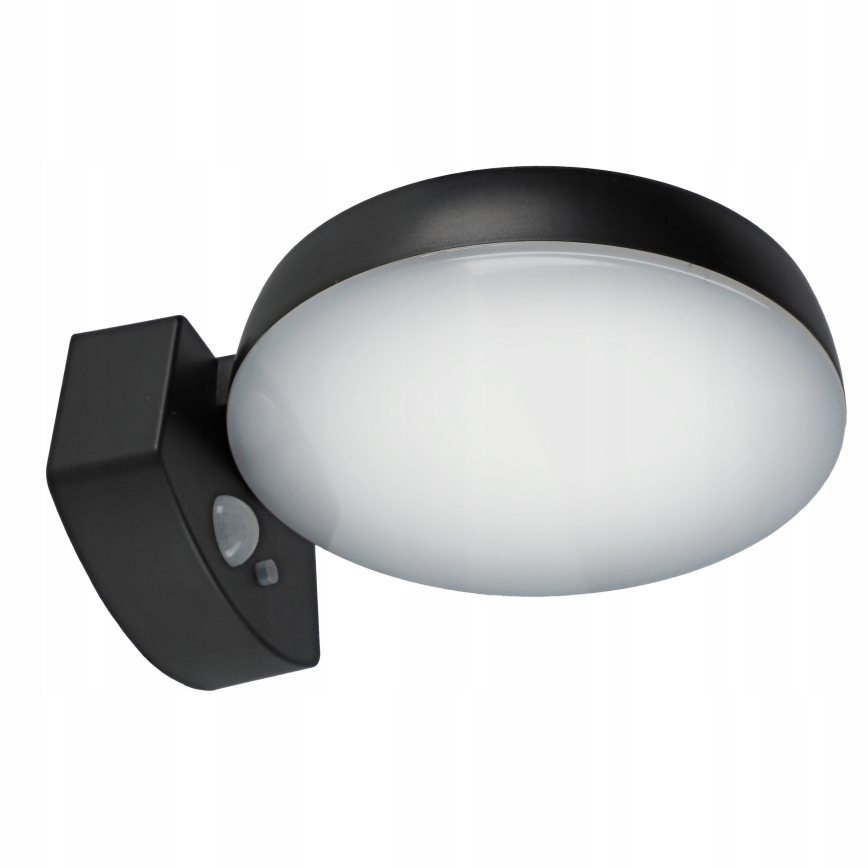 Solarny ściemnialny kinkiet ścienny LED z czujnikiem LED/3W/3,7V 1800 mAh IP54 czarny