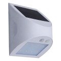 Solarny kinkiet ścienny LED z czujnikiem LED/3W/3,7V 3000/4000K 1200 mAh IP54 biały