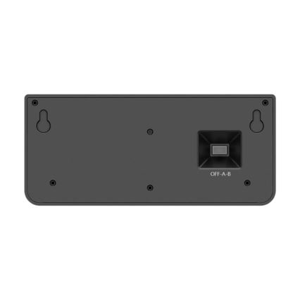 Solarny kinkiet ścienny LED z czujnikiem LINK LED/5W/3,7V IP65, czarny