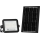 Solarny reflektor LED ściemnialny LED/50W/3,2V 2000-8000K IP65 3800 mAh czarny + pilot zdalnego sterowania
