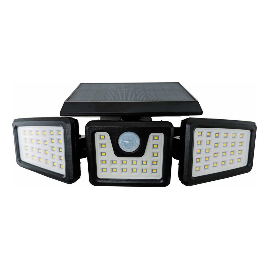 Solarny reflektor LED z czujnikiem LED/14W/3,7V 1800 mAh IP44