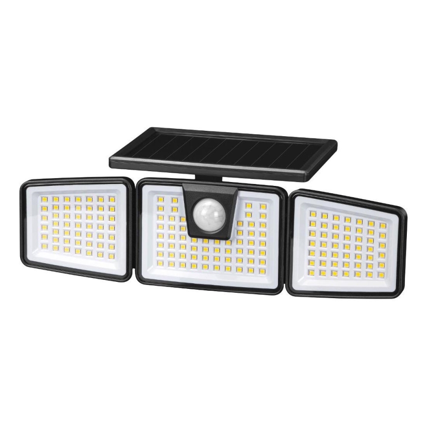 Solarny reflektor LED z czujnikiem LED/6,5W/3,7V 1200 mAh IP44