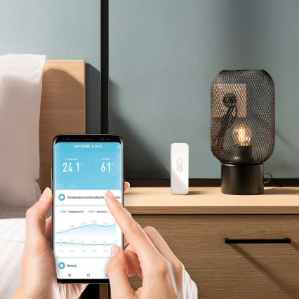 Czujnik temperatury i wilgotności 2xAAA Wi-Fi Tuya