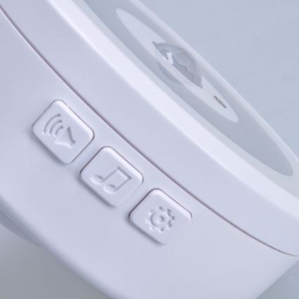 Bezprzewodowy dzwonek z oświetleniem LED i czujnikiem ruchu do gniazdka 230V IP55