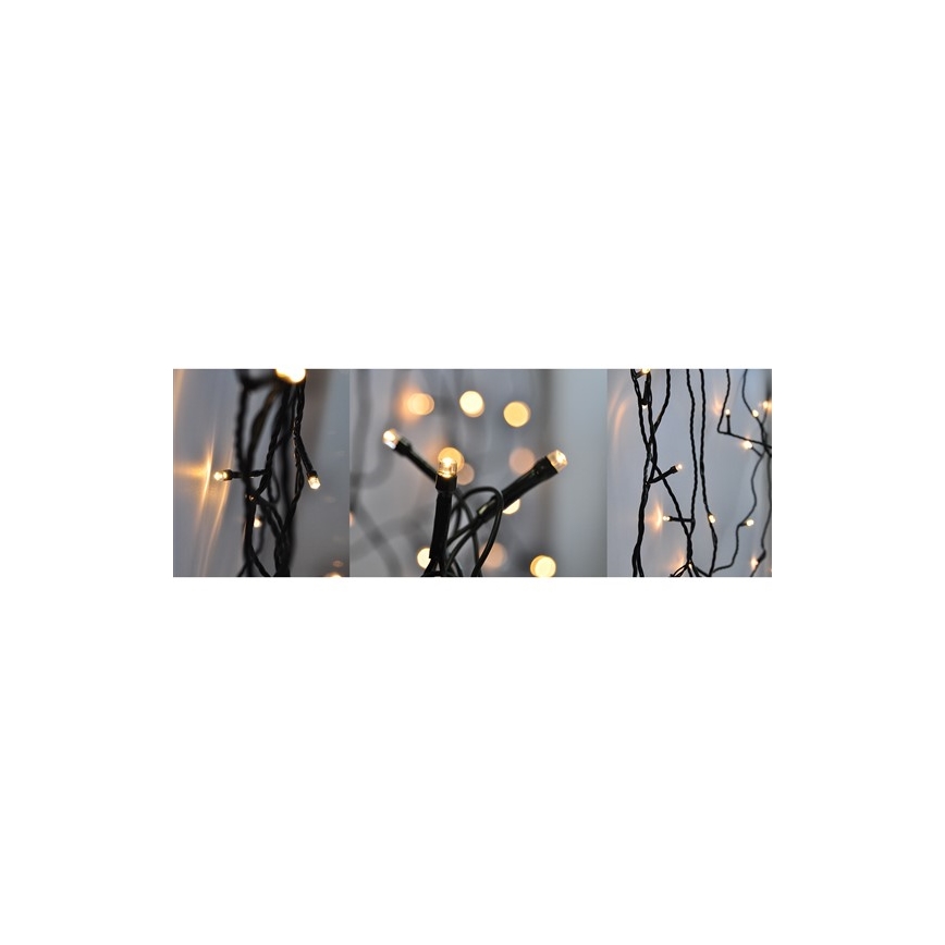 LED Świąteczny łańcuch zewnętrzny 20 m 400xLED/230V IP44 3000K