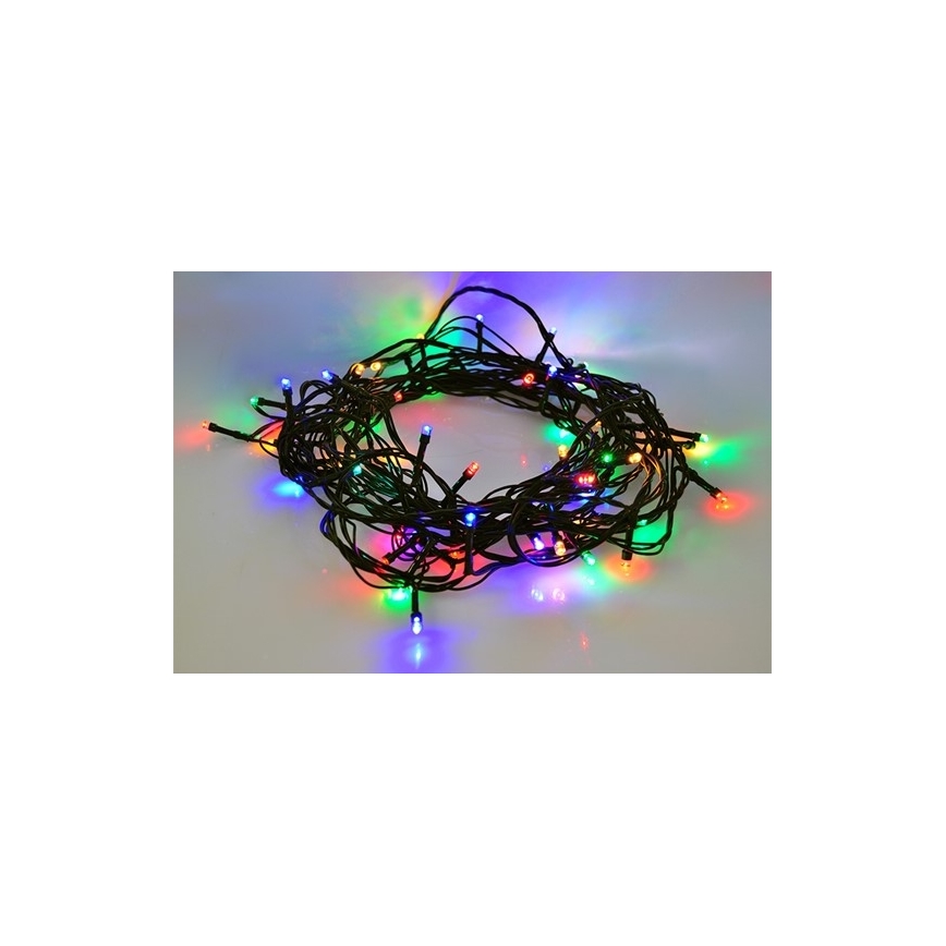 LED Zewnętrzny łańcuch bożonarodzeniowy 100xLED/8 funkcji IP44 13m wielobarwny