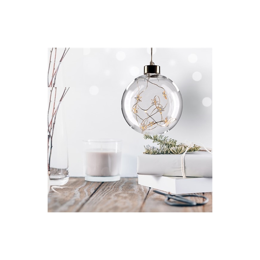 LED Kule świąteczne 10xLED/2xAA