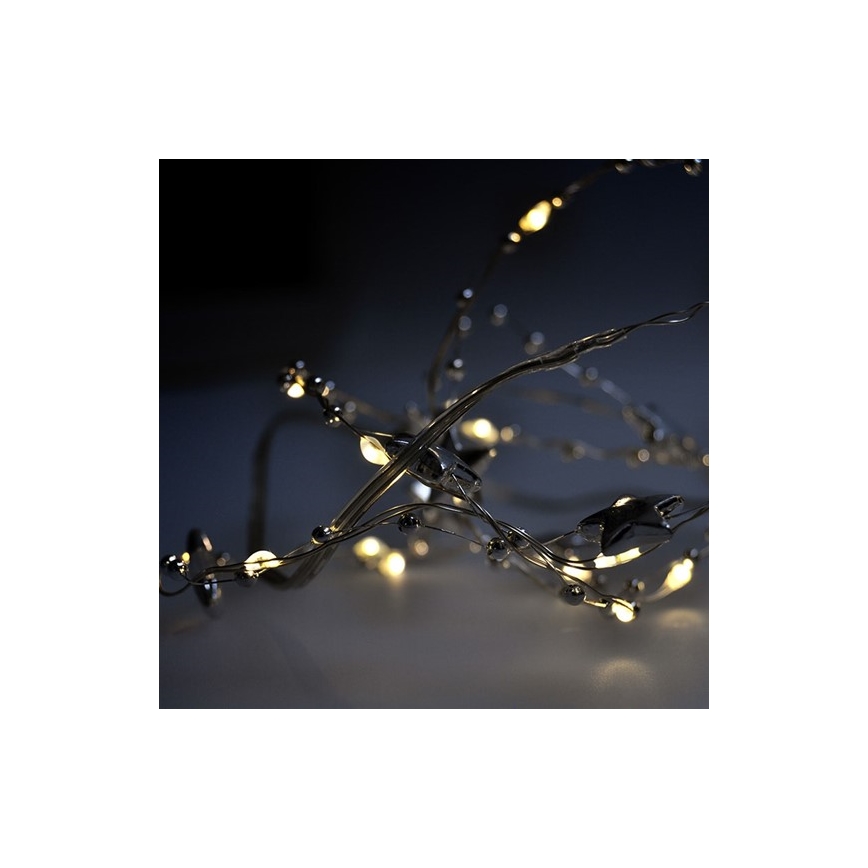 Girlanda LED 20xLED/2xAA 1,5 m ciepła biała