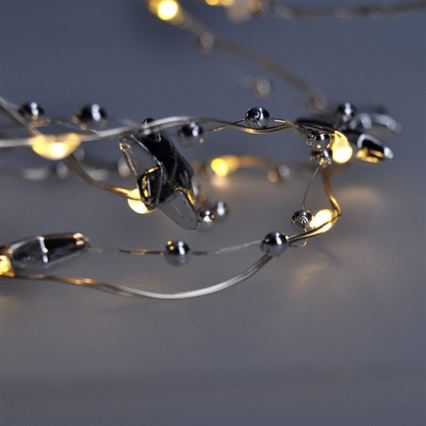 Girlanda LED 20xLED/2xAA 1,5 m ciepła biała