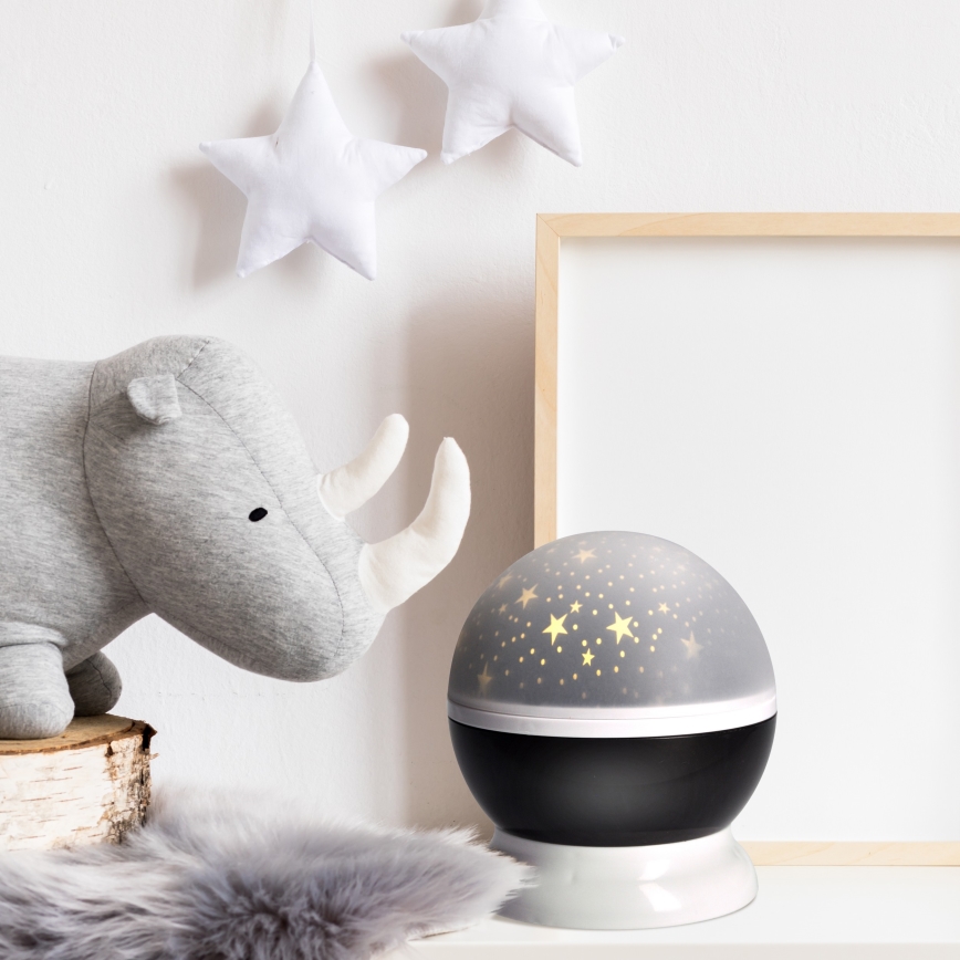 LED Projektor świąteczny USB 4xAAA