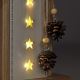 LED Bożonarodzeniowa dekoracja 10xLED/2xAA gwiazda