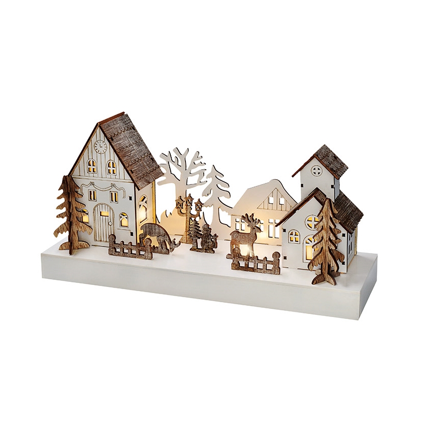 LED Dekoracja bożonarodzeniowa LED/2xAA ciepła biel