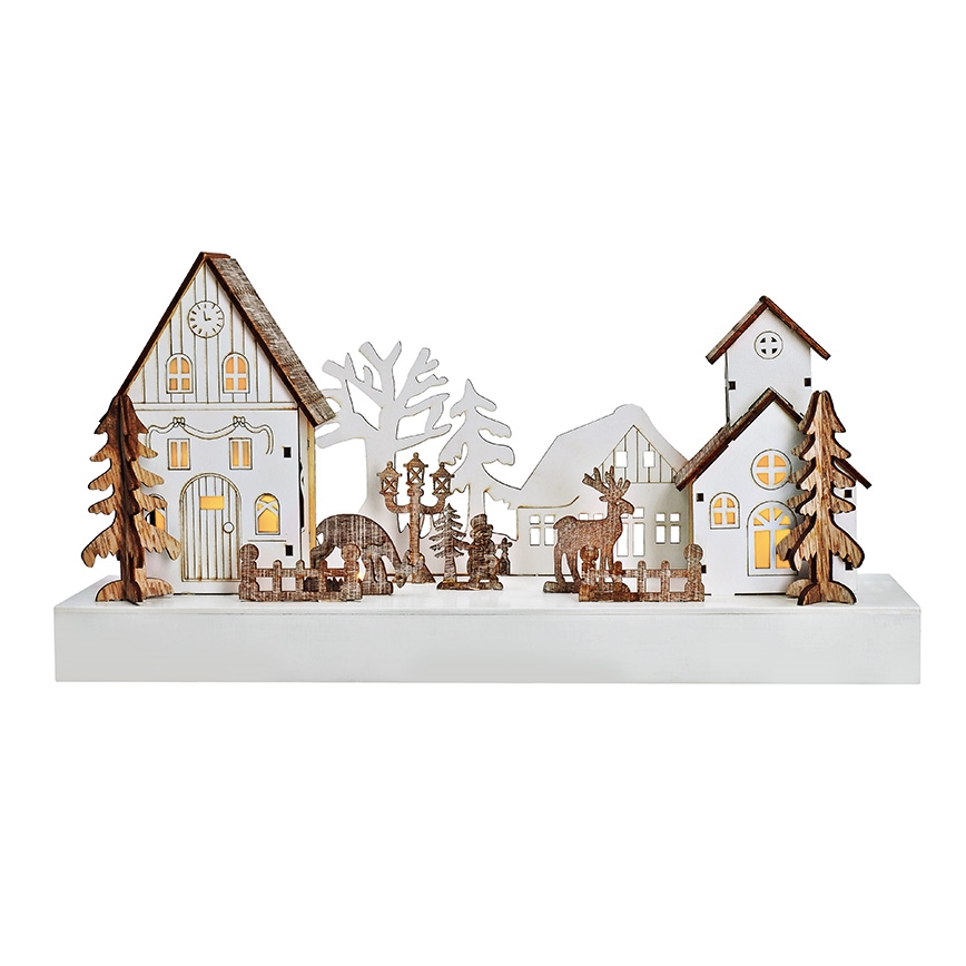 LED Dekoracja bożonarodzeniowa LED/2xAA ciepła biel