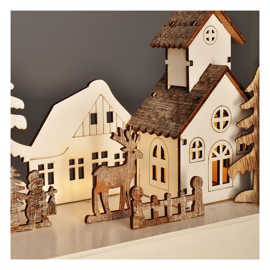 LED Dekoracja bożonarodzeniowa LED/2xAA ciepła biel