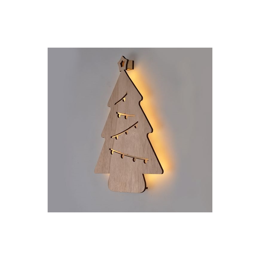 LED Dekoracja bożonarodzeniowa LED/2xAA drzewko