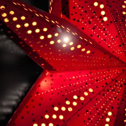 LED Świąteczna dekoracja LED/2xAA 60 cm gwiazda