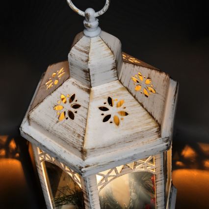 LED Dekoracja świąteczna 3xLED/3xAAA lampion
