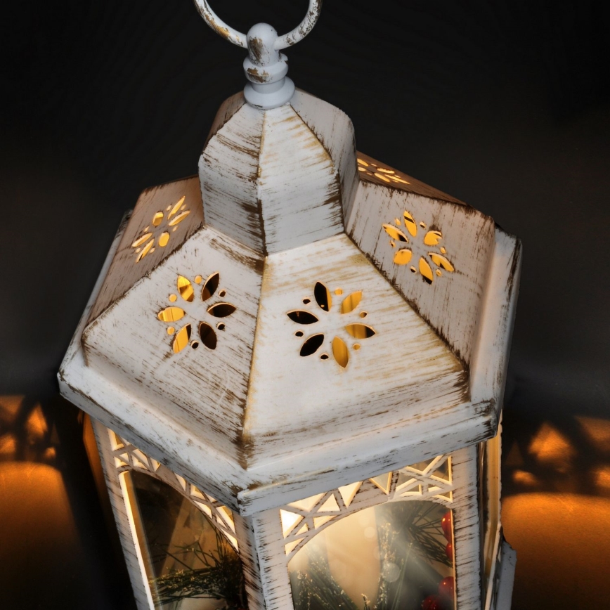 LED Dekoracja świąteczna 3xLED/3xAAA lampion