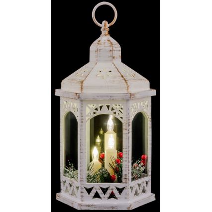 LED Dekoracja świąteczna 3xLED/3xAAA lampion