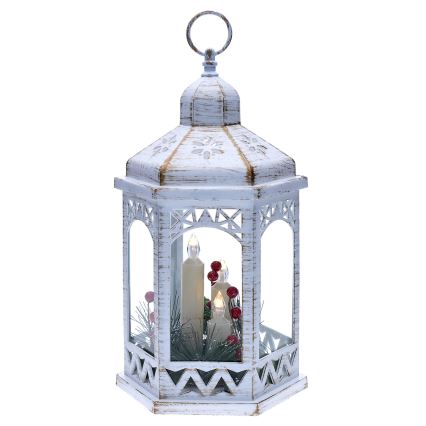 LED Dekoracja świąteczna 3xLED/3xAAA lampion