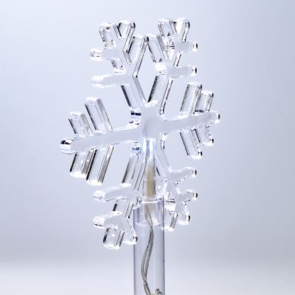 ZESTAW 5x LED zewnętrzna lampa świąteczna LED/3xAA/zimna biel IP44