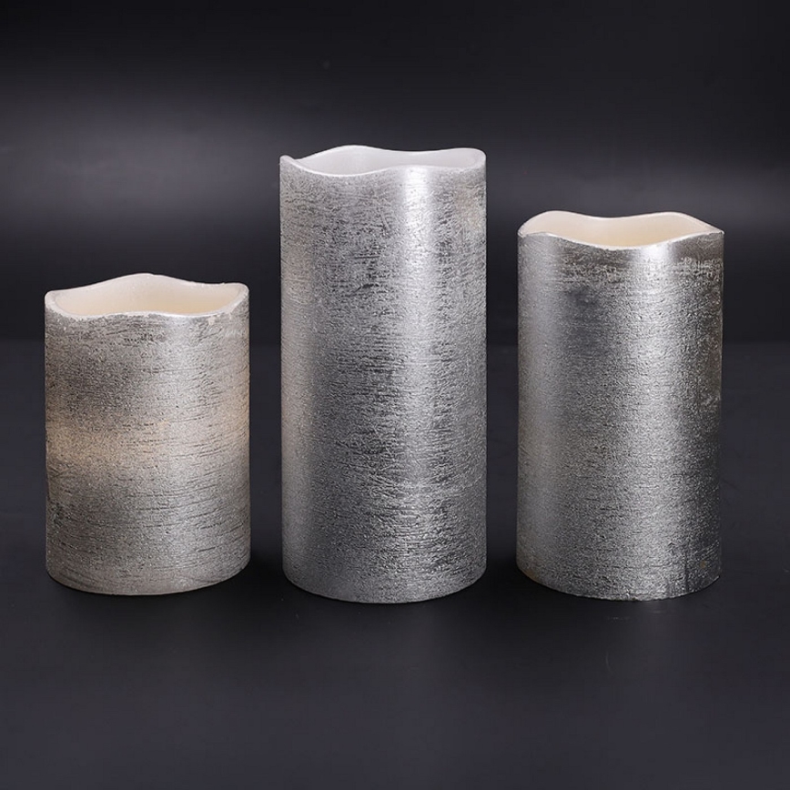 Zestaw 3x świeczek LED/3xAAA ciepła biel