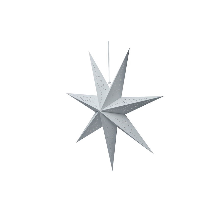 Świąteczna dekoracja LED 20xLED/2xAA, srebrna gwiazda, ciepła biała