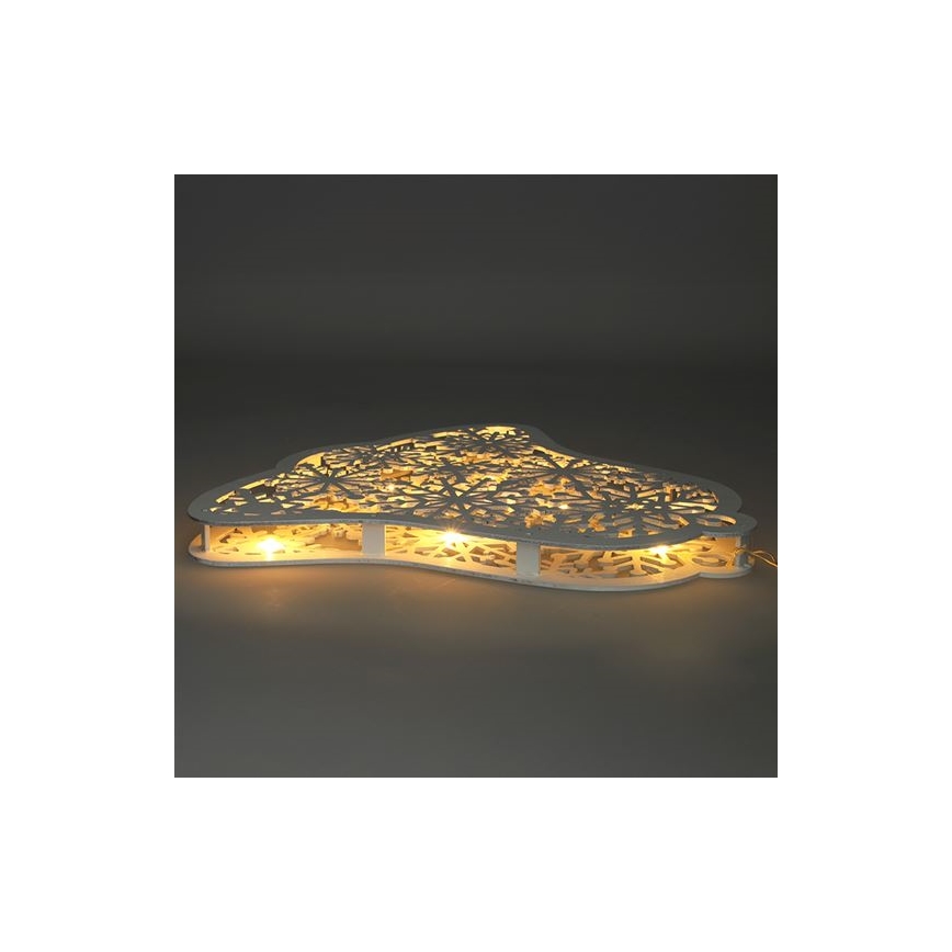 Świąteczna dekoracja LED 9xLED/2xAA, ciepła biała — dzwoneczek