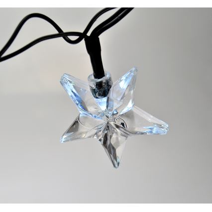 LED świąteczny łańcuch, 20 diod LED, 6 m, zimna biel