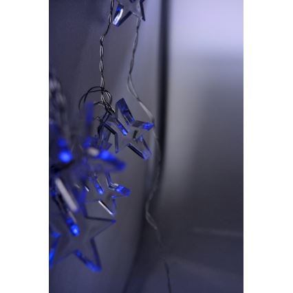 Łańcuch LED 10xLED/2xAA 2,5 m niebieski