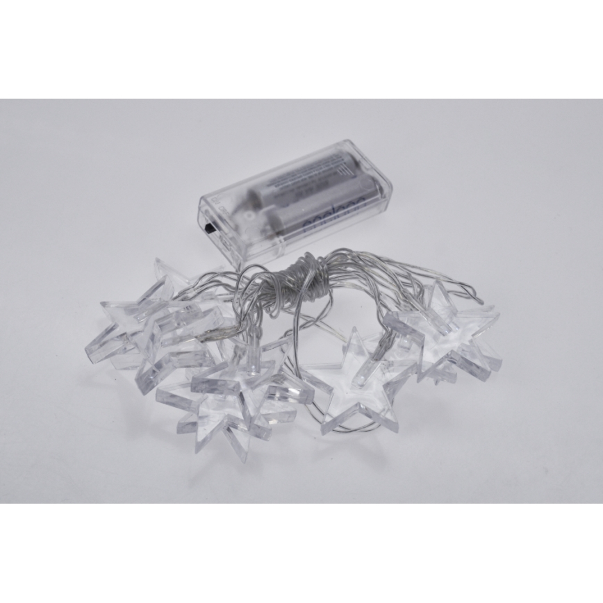 Łańcuch LED 10xLED/2xAA 2,5 m niebieski