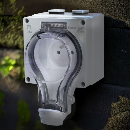 Gniazdo do wilgotnych pomieszczeń 230V/16A IP66