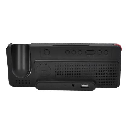 Stacja pogodowa z wyświetlaczem LCD, budzikiem i projektorem 5V/2xAA + 3xAA