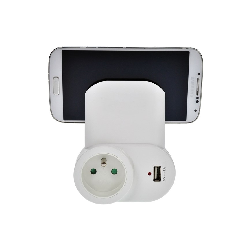 Adapter ładowania USB + gniazdo