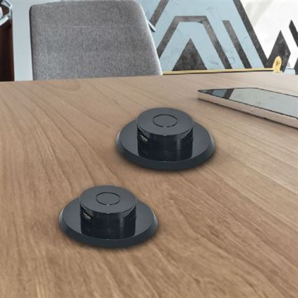 Wbudo USB ładowarka USB A+C czarny