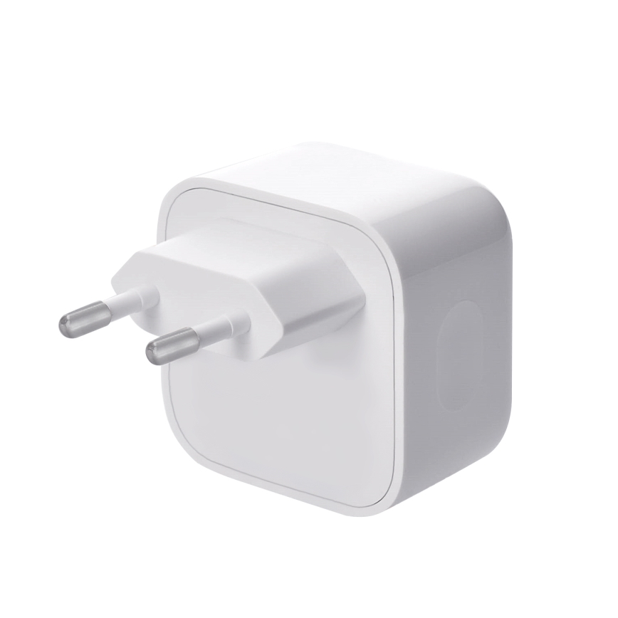 Adapter do szybkiego ładowania 2xUSB-C 36W biały