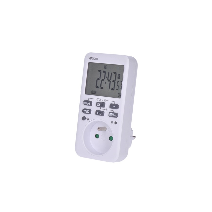 Cyfrowy tygodniowy wyłącznik czasowy 16A/230V
