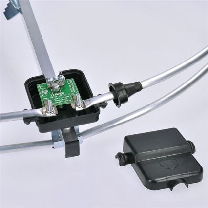 Antena zewnętrzna DIPOL VKV/FM/2dB