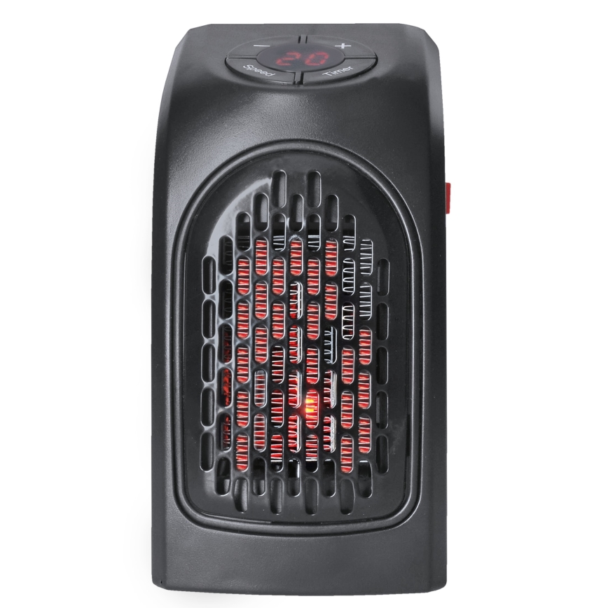Mini wentylator z ceramicznym elementem grzewczym do gniazda 350W/230V