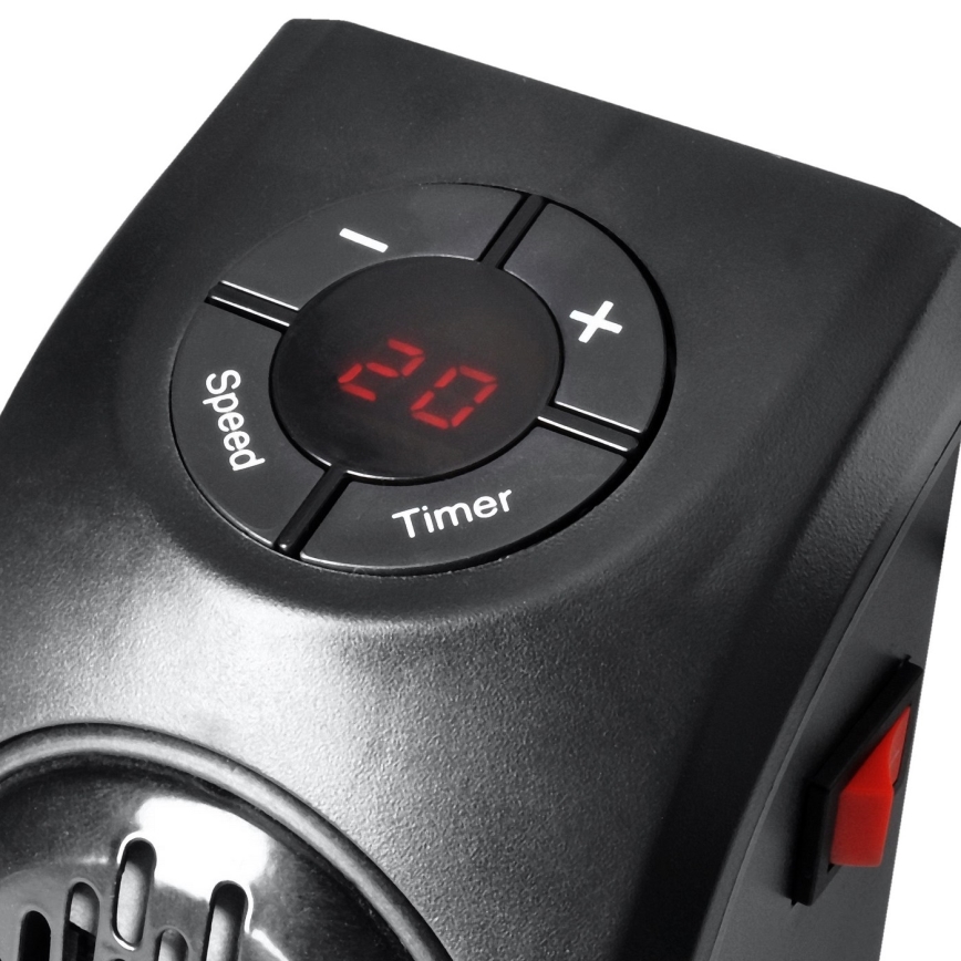 Mini wentylator z ceramicznym elementem grzewczym do gniazda 350W/230V