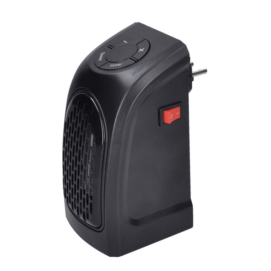 Mini wentylator z ceramicznym elementem grzewczym do gniazda 350W/230V