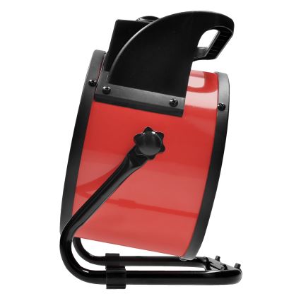 Wentylator podłogowy z ceramicznym elementem grzewczym 3000W/230V czarny