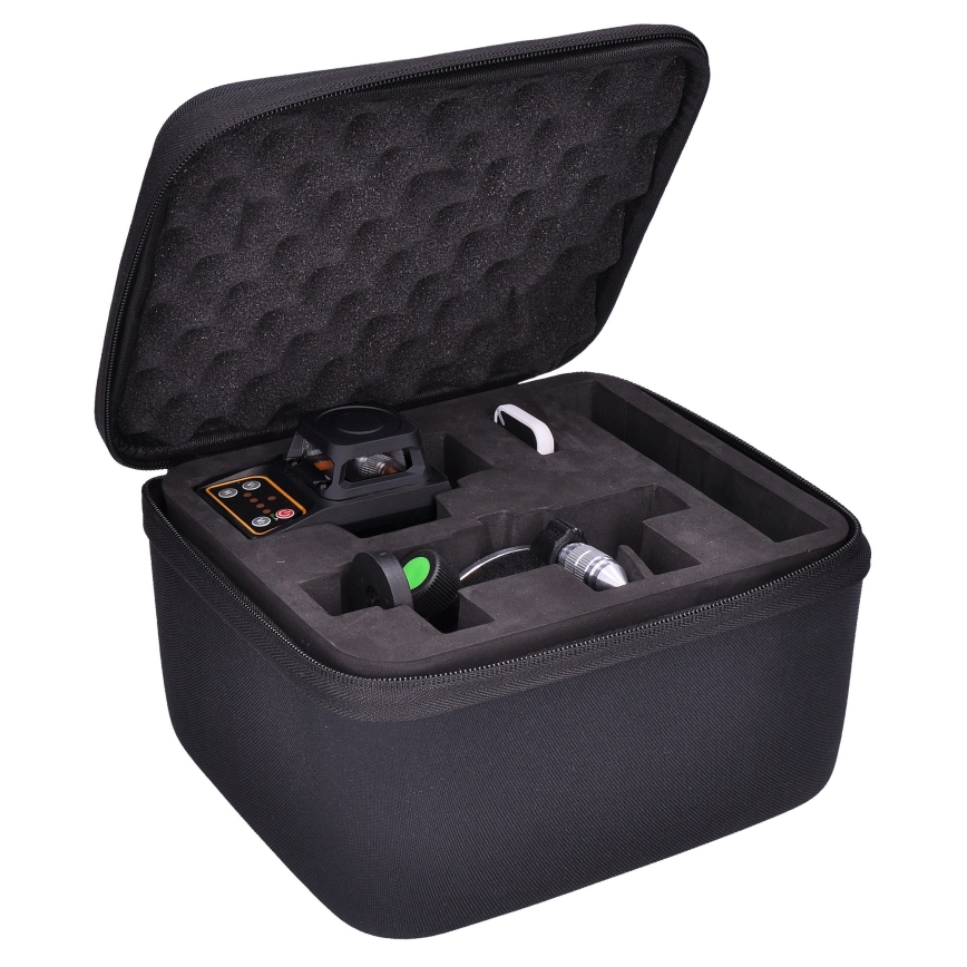 Solight LLM360 - Profesjonalna poziomica laserowa 4000 mAh 3,7V IP54 + pilot