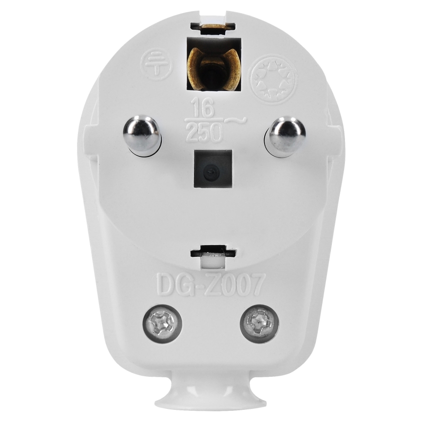 Łamana wtyczka z gniazdkiem 230V/16A